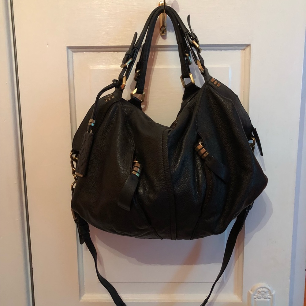 OR Yani Black Leather Handbag
